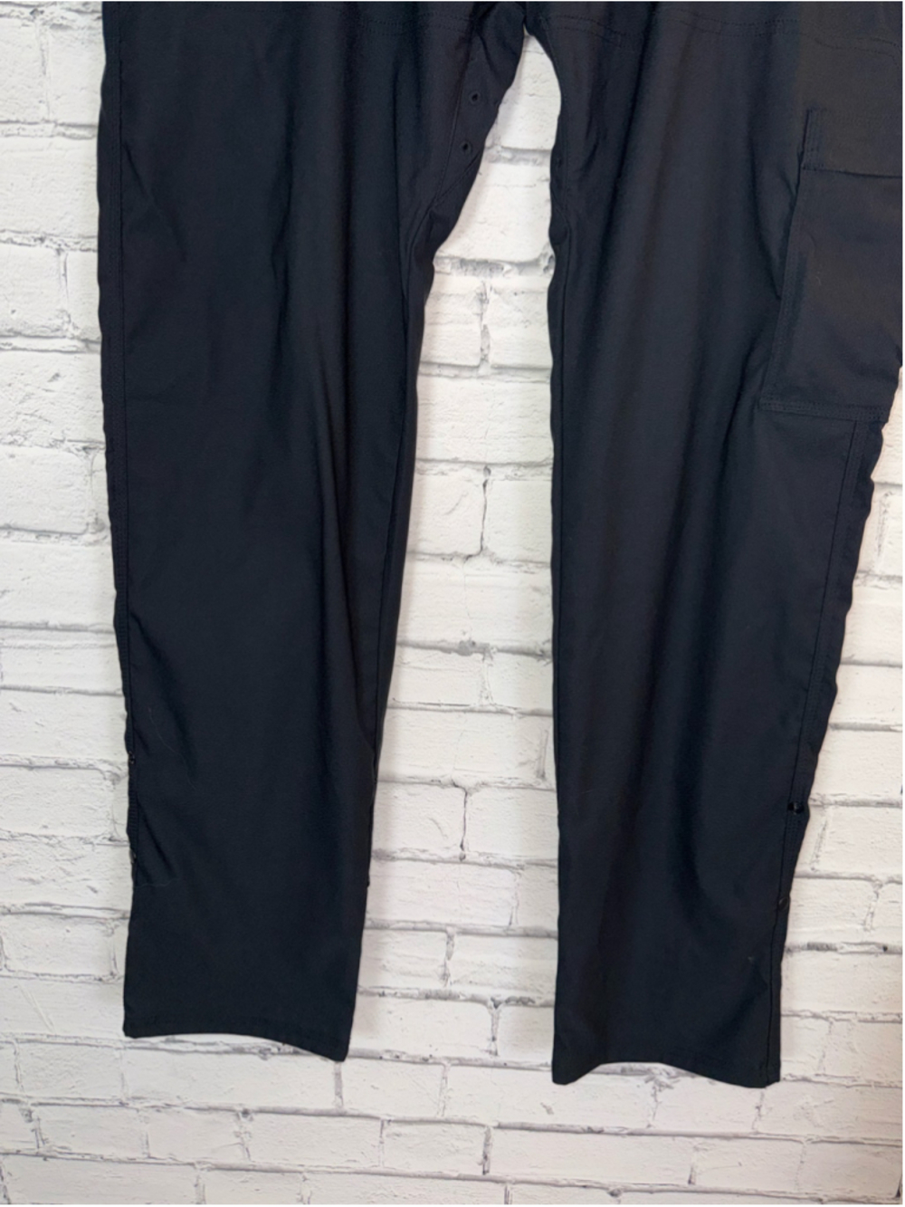 Men's prAna Cargo Pants size 42x34 Black Adjustable Waist Zion Slim Pants NEW - Picture 10 of 16